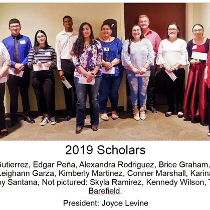 2019 FBFN Foundation Scholarship Recipients