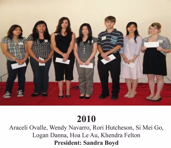2010 FBFN Foundation Scholarship Recipients