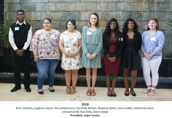 2018 FBFN Foundation Scholarship Recipients