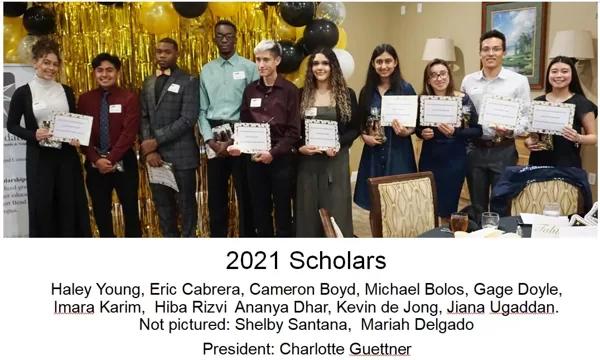 2021 FBFN Foundation Scholarship Recipients